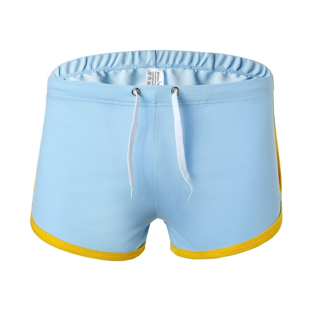 TIHLMK sous-Vêtements pour Hommes Boxeurs Tendance Personnalité Patchwork Boxeurs Jeunesse