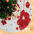 thumbnail image 5 of GZHJMY Valentine's Day Tree Skirt Home Decoration Large Round Hearts Christmas Tree Skirt for Holiday Party Home Christmas Day Ornaments, 47.2", 5 of 6