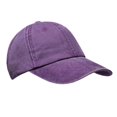 thumbnail image 4 of 2xGorra De Béisbol Con Sin Espalda Para Mujer, Gorra Con Moño Alto Desordenado, Color Morado, 4 of 8