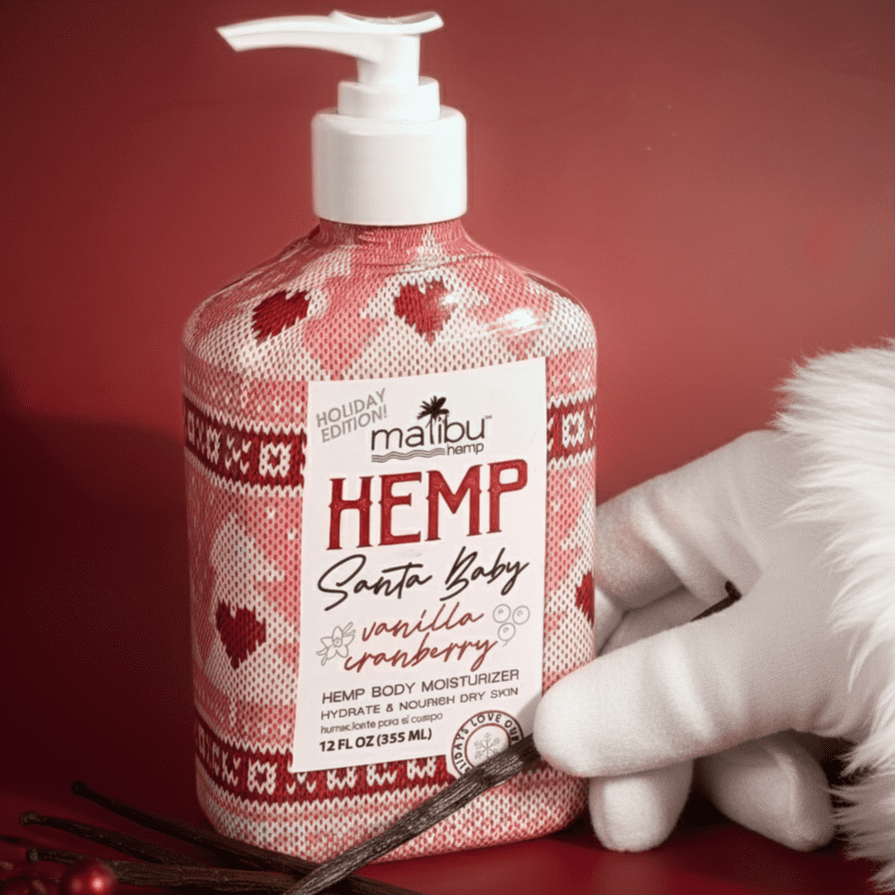 Malibu Hemp Santa Baby Limited Edition Moisturizing Body Lotion