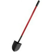 BULLY Tools 82515 Shovel, 9 in W Blade, 14 ga Gauge, Steel Blade, Fiberglass Handle, Long Handle, 48-1/2 in L Handle