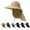 Plain Khaki, variant on Minzimin Sun Fishing Hats with Neck Flap for Men Women UV Sun Protection Bucket Hat 1Pack