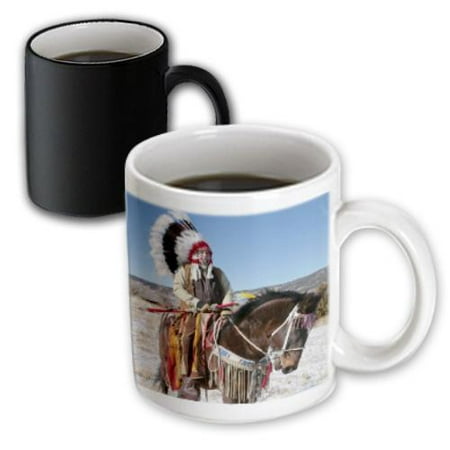 3dRose Deer sign, Huisache trees, Choke Canyon SP, Texas - US44 RNU0269 - Rolf Nussbaumer, Magic Transforming Mug, 11oz