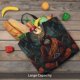 thumbnail image 5 of Easygdp Banana Leaf Meditating Gorilla Bolsa Tote para Mujer, Bolso de Hombro para Trabajo, Playa, Viajes, Compras y Supermercado, 5 of 7