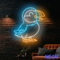 thumbnail image 4 of Handmadetneonsign Puffin Neon Sign Cute Puffin Wall Art Puffin Animal Wall Decor 048595, 4 of 5