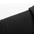 thumbnail image 4 of NECHOLOGY Light Fashion Jackets for Men Mens Autumn And Winter Jacket Woolen Coat Solid Color Lapel Jacket P Coat Men Outerwear Black Large, 4 of 5
