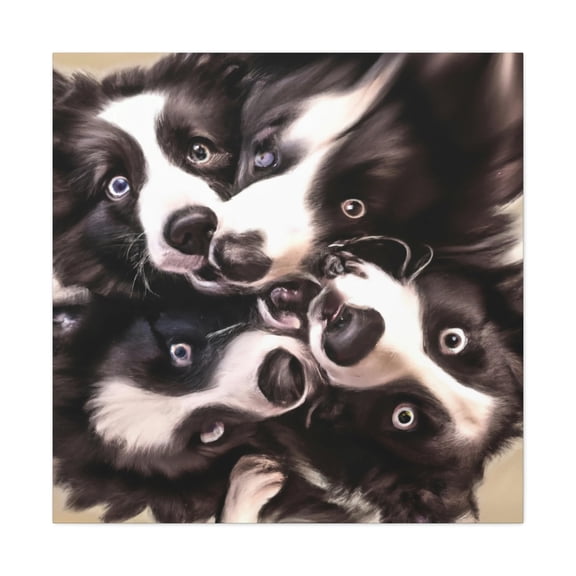 Border Collie Dreamscape - Canvas