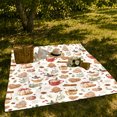 thumbnail image 7 of Holiday Gingerbread Cookie Baking Winter Pattern, Festive Holiday Scene, Warm Flannel Blanket for Living Room and Family Room, Art Lovers Christmas Gift, Festive Home Decor, 7 of 7
