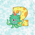 thumbnail image 4 of Inktastic 2nd Birthday Monster Boys or Girls Toddler T-Shirt, 4 of 5