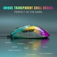 thumbnail image 3 of Souris Bureautique, Clear Shell 13 Modes RGB Souris Filaire Réglable DPI pour Entreprise, 3 of 8