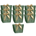 thumbnail image 2 of Bolsa de regalo de 10 piezas Bolsas de mercancía con asas Caja de regalo Bolsas de embalaje Durable Verde S Yuyangstore Bolsas de papel, 2 of 8