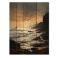 thumbnail image 3 of Designart "Beach Photo peaceful Shores VIII" Nautical & Beach Print on Natural Pine Wood, 3 of 5