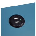 thumbnail image 3 of Acme Furniture 97742 Accent Table (USB Charging Dock), Teal, 3 of 5