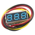 thumbnail image 3 of Probador voltaje digital 3 cables 0-100 V Mini voltímetro 0 28 pulgadas () Azul, 3 of 4