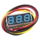 thumbnail image 2 of Probador de voltaje digital Likrtyny 3 cables 0-100 V Mini voltímetro 0 28 pulgadas azul, 2 of 2