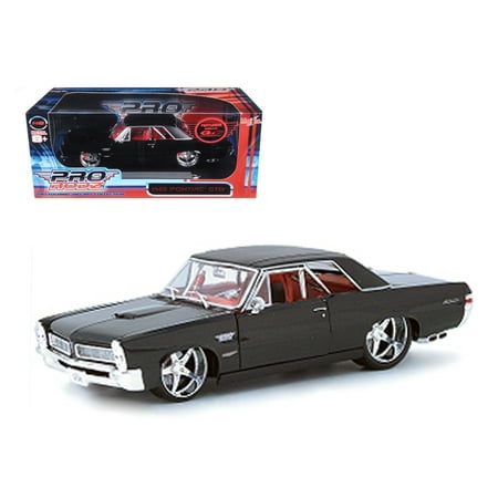 Gtr Diecast Car - 1965 Pontiac GTO Black Custom 1/18 Diecast Car Model by Maisto