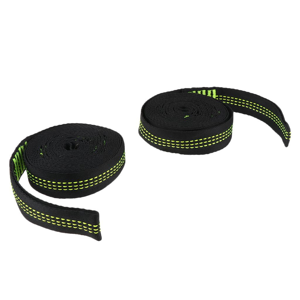 2 pieces nylon hammock hammock tree straps 280cm camping sleeping strap