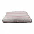 thumbnail image 3 of Tribal Pet House, Stripes with Triangles Arrows Abstract Geometric Composition, Outdoor & Indoor Portable Dog Kennel with Pillow and Cover, 5 Sizes, Dark Coral Pale Blue, by Ambesonne, 3 of 4