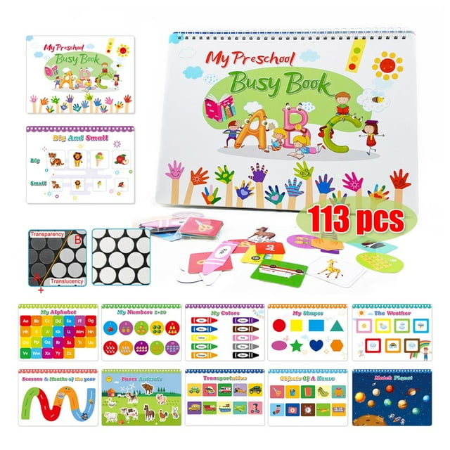 Child Busy Book Sensory Educational Toys Early Learning Book Toy