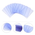 thumbnail image 1 of DEEPCRAFF 50Pcs Clear Card Protective Sleeves Lightweight Portable Durable PVC Material, 1 of 8