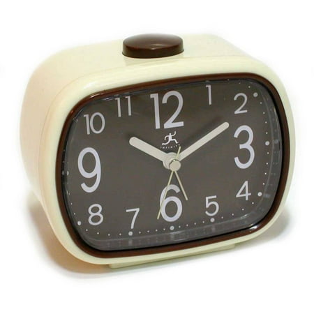 UPC 731742002297 product image for Infinity Instruments That '70s Table Top Alarm Clock, Brown | upcitemdb.com