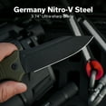thumbnail image 4 of CIVIVI Neurohaptic Pocket Folding Knife with 3.74'' Nitro-V Blade G10 Handle, Reversible Clip, Gift for Men Women C23080-3, 4 of 8