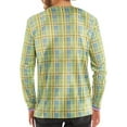 thumbnail image 2 of Plaid Sport Coat Men's Long Sleeve Tee Shirt, 2 of 2