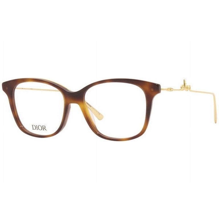 メガネ DIOR Woman Optical frames Brown CD50053I 2600 Christian Dior Ladies Eyeglasses CD50008I-053-52, Square