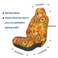 thumbnail image 2 of Lsque Thanksgiving Day Pattern Car Seat Covers for Front Seats , Waterproof Seat Covers for Cars, Sporty Front Seat Covers,Car Seat Cover Protector Front Seats, 2 of 5