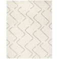 thumbnail image 2 of Olympia Shag Cream/Grey Large Rectangle Rug-Color:Cream/Grey,Shape:Large Rectangle,Size:8' x 10', 2 of 7