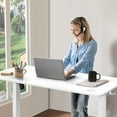 thumbnail image 5 of CONCETTA Electric Height Adjustable Desk, 55"x24" Ergonomic Sit Stand Workstation, One-Touch Lift Home Office Desk, White, 5 of 9