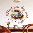 thumbnail image 5 of Pegatinas de Pared de de Café, DecoracióN de Fondo de Restaurante, Mural para CafeteríA, Cocina, HabitacióN, DecoracióN del Hogar, CalcomaníAs Autoadhesivas, 5 of 5
