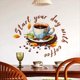 thumbnail image 5 of Pegatinas de Pared de de Café, DecoracióN de Fondo de Restaurante, Mural para CafeteríA, Cocina, HabitacióN, DecoracióN del Hogar, CalcomaníAs Autoadhesivas, 5 of 5