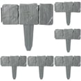 thumbnail image 1 of 10PCS Landscaping Edging Border Plastic Garden Border Edging Bulk for Decorative Stone Like Flower Bed Fence Set for Yard Landscaping Stakes for Plant, 1 of 7