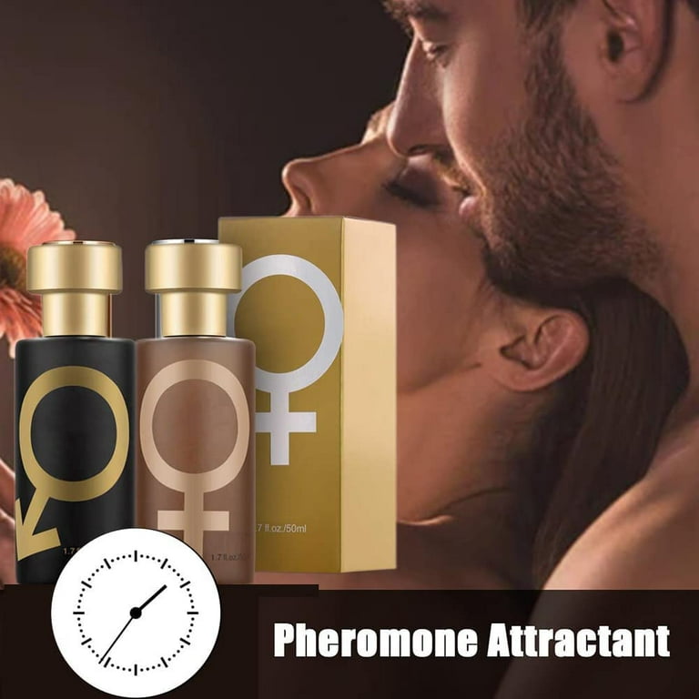 Golden Lure Pheromone Perfume,Pheromones Attractant Oil Spray to Attract Men and Women,Sex Pheromones Cologne for Men to Attract Women,Lure Her,50ml/