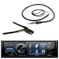 thumbnail image 2 of JVC KD-AV41BT 3" LCD Display Bluetooth Car CD DVD USB Stereo Multimedia Receiver Bundle Combo With Enrock 22" AM/FM Radio Antenna + Metra 40-GM10 Antenna Adapter For 1988-2006 GM Vehicles, 2 of 5