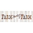 thumbnail image 2 of Rae, Marla 24x11 White Modern Wood Framed Museum Art Print Titled - Farm Sweet Farm, 2 of 4