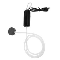 Luxshiny Quiet Aquarium Pump in Black Plastic for Indoor Fish Tanks, Easy and Design