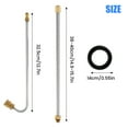 thumbnail image 2 of Pressure Washer Extension Wand 1/4” Quick Connect Power Washer Lance with with 0-60° Spray Nozzles Anti-L, 2 of 10