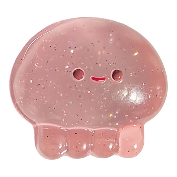 Squishy Jellyfish,Kawaii Squishies Toys,Stress Relieving OPP Packaging Gifts|Squishy Fidget Toys for Anxiety&Relaxation|Perfect Desk Accessory for Adults (Pink Jellyfish)