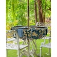 thumbnail image 3 of Outdoor Tablecloth with Umbrella Hole and Zipper 60R Table Cover for Round Tables Waterproof Tabletop Collection for Patio Garden Picnic Camping, 3 of 5