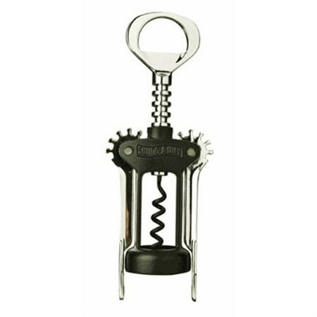 757bk Compact Winged Type Corkscrew - Black (727bk)