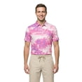 thumbnail image 2 of Birdie Bound Men's & Big & Tall Men's Vintage Honolulu Print Polo Top, Sizes XS to 4XLT, 2 of 6
