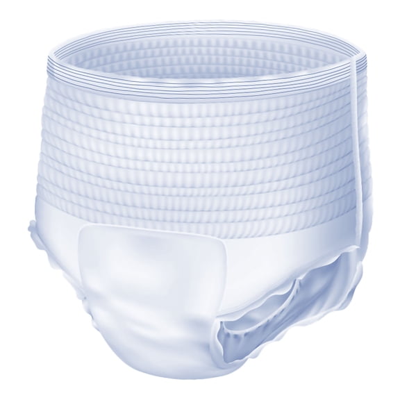 Attends Disposable Underwear Pull On with Tear Away Seams Large, AP0730100, 43, 100 Ct