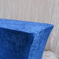 thumbnail image 2 of Your Chair Covers - Velvet Spandex 6 Ft Rectangular Table Cover Royal Blue, 2 of 3