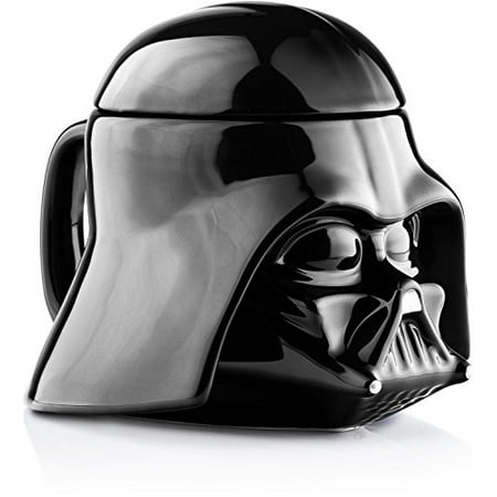 Star Wars Mug - Darth Vader Helmet 3D Ceramic Coffee and Drink Mug with Removable Lid - 20 (Best Over The Counter Scar Removal Cream)