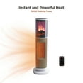 thumbnail image 5 of Comfort Zone 25" Oscillating Tower Space Heater with 3D Flame , Remote Control, Timer, 5 of 9