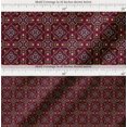 thumbnail image 2 of Soimoi Cotton Voile Fabric Leaves,Floral & Quatrefoil Damask Print Fabric by the Yard 56 Inch Wide, 2 of 7