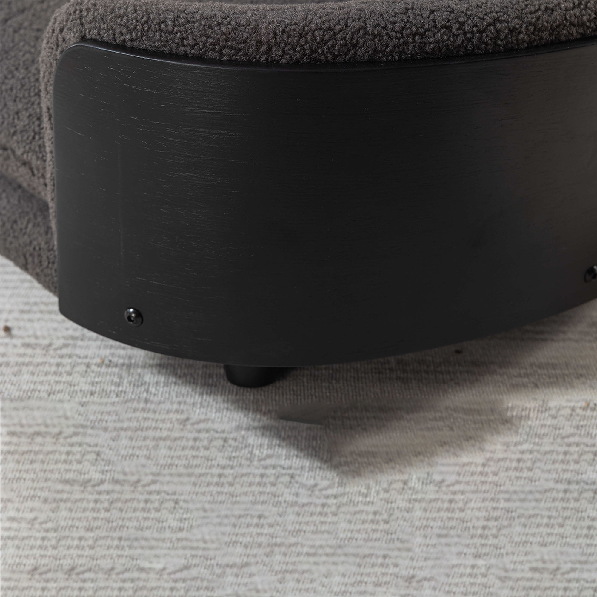 Pefilos 38" Elevated Pet Dog Bed with Solid Wood Legs and Black Bent Wood Back, Cashmere Cushion, Pet Sofa for Indoors Dogs, Dark Gray Pefilos 38" Elevated Pet Dog Bed with Solid Wood Legs and Black Bent Wood Back, Cashmere Cushion, Pet Sofa for Indoors Dogs, Dark Gray