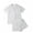 White, variant on Women Short Sleeve Summer Sleepwear Cute Cotton Pajamas Set Short Sleeve Nightgown